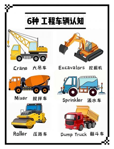 工程车有哪些种类啊?