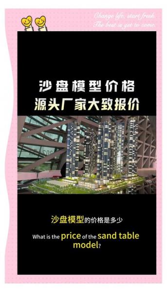 建筑沙盘模型的单价一般多少钱?